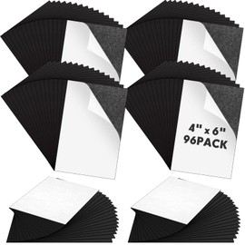 Macarrie 96 Pcs 4" x 6" Adhesive Magnetic Sheets Cuttable Magnetic Sheets with Adhesive Backing Magnetic Paper Magnet Stickers Flexible Peel and Stick Magnets for Picture Crafts Die Storage Photos