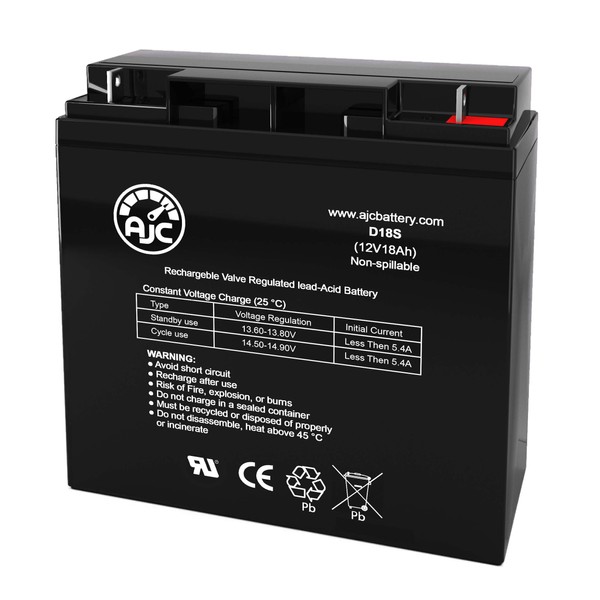 AJC Battery Compatible with Amstar SP12-18HR 12V 18Ah Jump Starter
