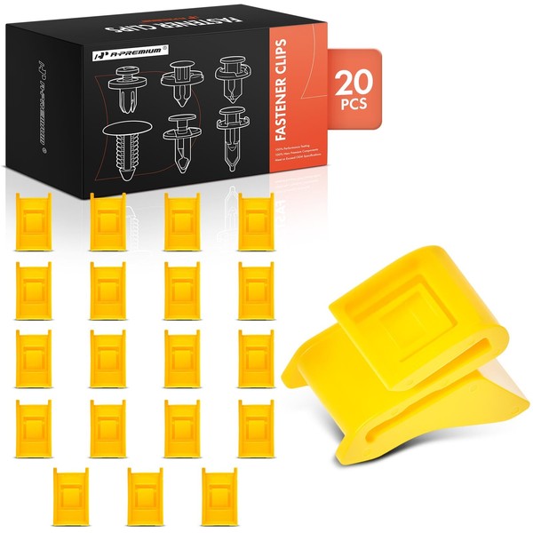 A-Premium 20 PCS Nylon Rear Bumper Cover Car Retainer Fastener