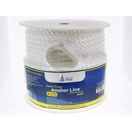 Direct 2 Boater 1/2" x 200' White 3 Strand Twisted Nylon Anchor Line - Boat Accessories