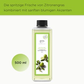 ipuro - Refreshing Lime Light Room Fragrance Refill - Subtle Room Fragrance Refill with Sparkling and Floral Notes - Stylish Room Fragrance Refill Bottle for a Puristic Fragrance Experience 500 ml