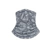 Trifong Face Cover, Summer, UV Protection, Paisley Pattern, Gray, Mask,
