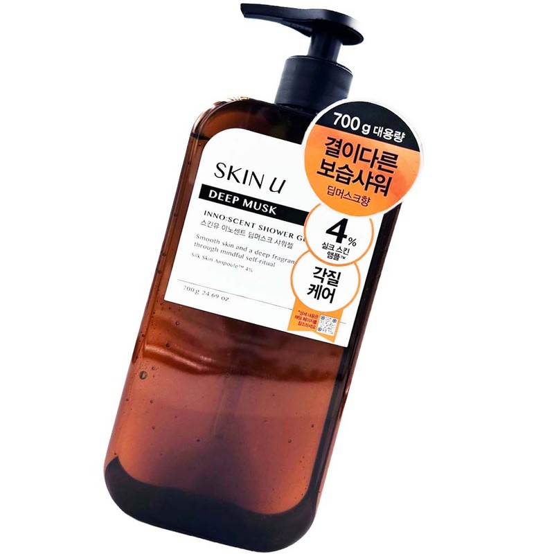 SkinU Innocent Deep Musk Shower Gel 700g Dry Sensitive Skin