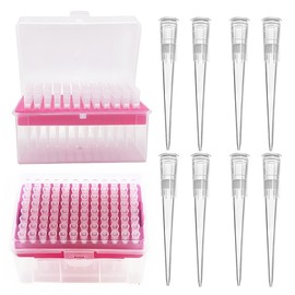 200ul Filtering Pipette Tips - Universal Pipette Tips -Clear - DNase/RNase Free,Non-Pyrogenic (10 Rack of 960 Filter Tips)