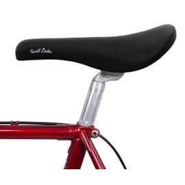 Gusti Sean Y Genuine Leather Bicycle Saddle Leather Saddle Retro Design Soft Saddle City Bike Road Bike Trekking Bike MTB Black