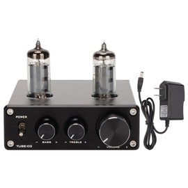 Vacuum Tube Preamplifier Multifunctional HiFi Valve Headphone Amplifier for Mobile Phone Computer TV