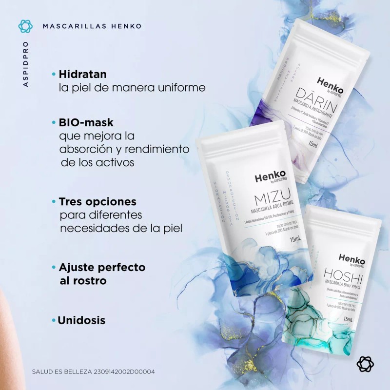 Aspidpro Henko Mascarilla Mizu Acido Hialuronico