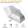 G4Free 42 Inch Travel Umbrella UPF 50+ UV Protection with
