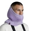Buff Knitted Neckwear Neck Gaiter, Lavender, One Size
