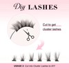 Glowing Win Half Eyelashes, Natural Artificial Eyelashes, 10 Pairs, Cat