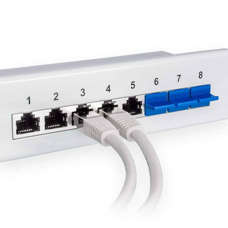 hb-digital 1 Piece RJ45 Dust Cover Caps LAN Network Sockets