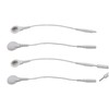 LiteTour Electrodes Cable Lead Wires Converter for Electric Massager