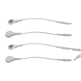 LiteTour Electrodes Cable Lead Wires Converter for Electric Massager
