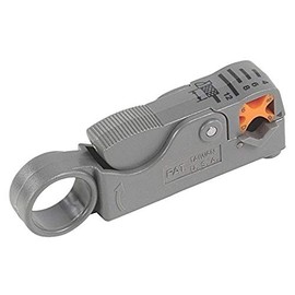 Cabelcon 98501010 Professional Stripping Tool for Cable RG 6, RG 58, RG 59, Dark Grey