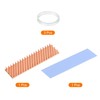 sourcing map Copper Heat Sink with Thermal Pad Rubber Ring