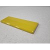Daltile Sunflower Yellow Ceramic Tile Bullnose Backsplash Curved Edge Subway