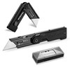 WORKPRO Folding Utility Knife with 10 Extra SK5 Blades, EDC