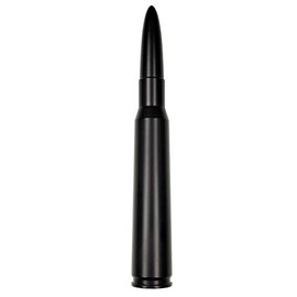 Made in USA - 50 Caliber Bullet Aluminum Antenna is Compatible with Harley Davidson Street Glide (1989-2023) - 1 Pack