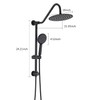 UCLIMAA 10 Inch Rain Shower Head with Handheld System, 24"