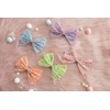 Summer Crystal Starry Tulle Bow Alligator Hair Clip for Girls