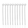 80 Pcs Inoculating Needle, 5 mm Nichrome Tips Inoculating Loop,
