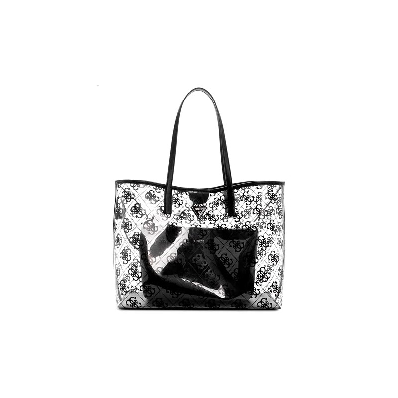 GUESS Tuana Large Tote, Black Logo