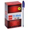 Cello Blue Pen Pack of 50 Ballpoint Pens, Smooth Writing