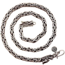 Dragon Head Silver- Unisex Punk Waist Chain for Jeans, Bold Gothic Jewelry Gift for Boyfriend, Edgy Streetwear Accessories