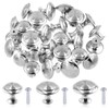 Tanstic 30 Pack 1.06 Inch Silver Round Kitchen Cabinet Knobs