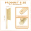 sourcing map 2pcs Wooden Dust Brush, 14 Inch Hand Broom