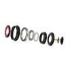 Cocoarm CNC ZS44/ZS56 Aluminium -Legierungsrad Bike Doppelzzwecke Außenverjüngungs -Headset Lager,