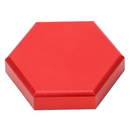 Pool Chalk Holder, Magnetic Hexagonal Billiard Chalk Case Chalk Box Holder Aluminum Single Section Pool Chalk Box for Pool Halls, Tournaments and Billiard Nights (Red)