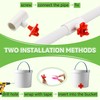Enhon 12 Pack Chicken Nipples Waterer with 1/2'' PVC Tee