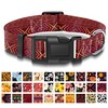 Seyezo Dog Collar with Bohemia Floral Tribal Geometric Patterns, Soft