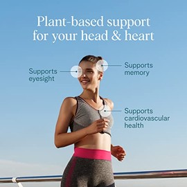 Ora Organic DHA Omega 3 Suplemento – Vegano, sin gluten DHA para la salud del cerebro, los ojos y el corazón – 60 cápsulas fáciles de tragar