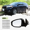 Lqito Left Driver side Mirror Fits 2014-2019 Toyota Highlander With