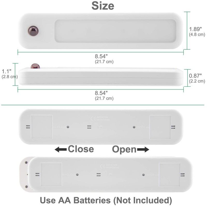 HONWELL Closet Light with Remote, Battery Operated Cabinet Light, Wireless
