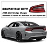 SOCKIR Outer LED Tail Lights Assembly Compatible with 2015-2023 Dodge