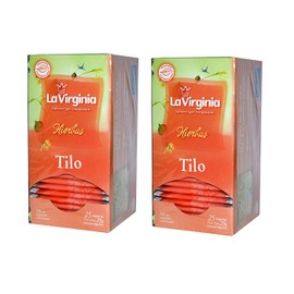 LA VIRGINIA Teas Tilo 2 Pack - 25 Saquitos | Linden Tea 25 Tea Bags.