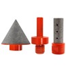 3 PCS Kit Professional Diamond Chamfering Set, Tile Cone Grinder