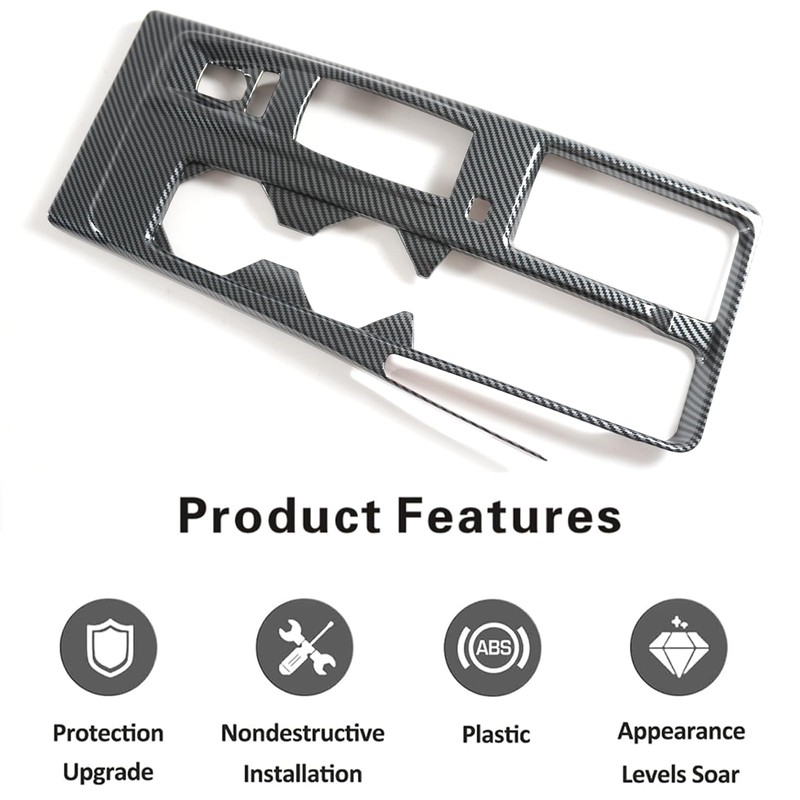 SKKYORO Center Console Gear Shift Panel Frame Cover Trim for