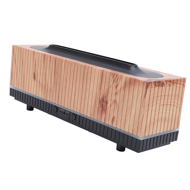 Flame Aroma Diffuser 200ml Woodgrain Model Nano Atomized Humidification Flame