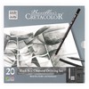 CRETACOLOR Black Box Charcoal Set | 20 Piece Charcoal and