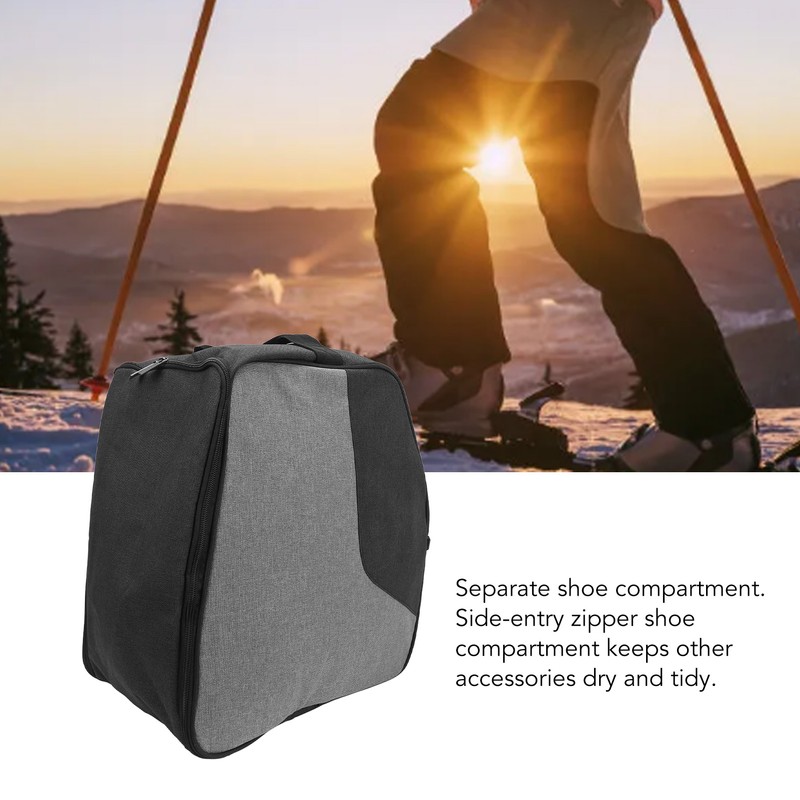 Ski Boot Bag Waterproof Travel Boot Bag for Ski Helmets