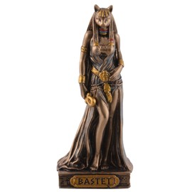 VOGLER Joh. Vogler GmbH Egyptian Goddess Bastet, Miniature, Bronze/Coloured by Veronese