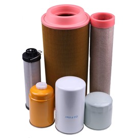 Solarhome Filter Service Kit 32/915801 32/915802 32/913500 02/100073 32/912001 581/18063 Compatible With JCB Backhoe Projecy 12 Turbo 98-04
