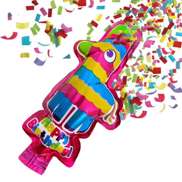 BEST PARTY EVER! Llama Pinata Happy Birthday Squeeze Popper 5