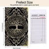 Waitress Book, Vikings Tree Server Books for Waitress with Zipper