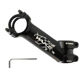 TRKIMAL 31.8 Bicycle Stem 60 mm/70 mm/80 mm/90 mm/100 mm/110 mm, 35 Degree Aluminium Alloy Stem Handlebar Riser for Road Bike, Mountain Bike, MTB, BMX, Cycling, Bicycle (110 mm)