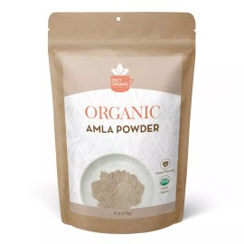 Organic Amla Powder (4 OZ) Amla Powder for Hair Growth (Indian Gooseberry)